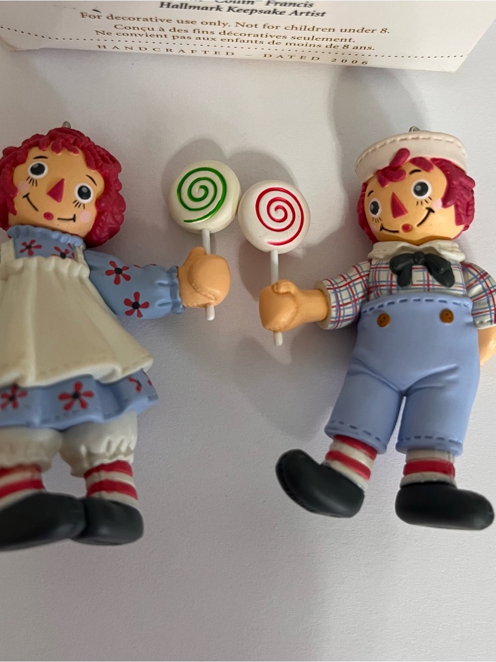 Hallmark Raggedy Ann & Andy Keepsake Ornament 2006 Retired - Picture 3 of 5